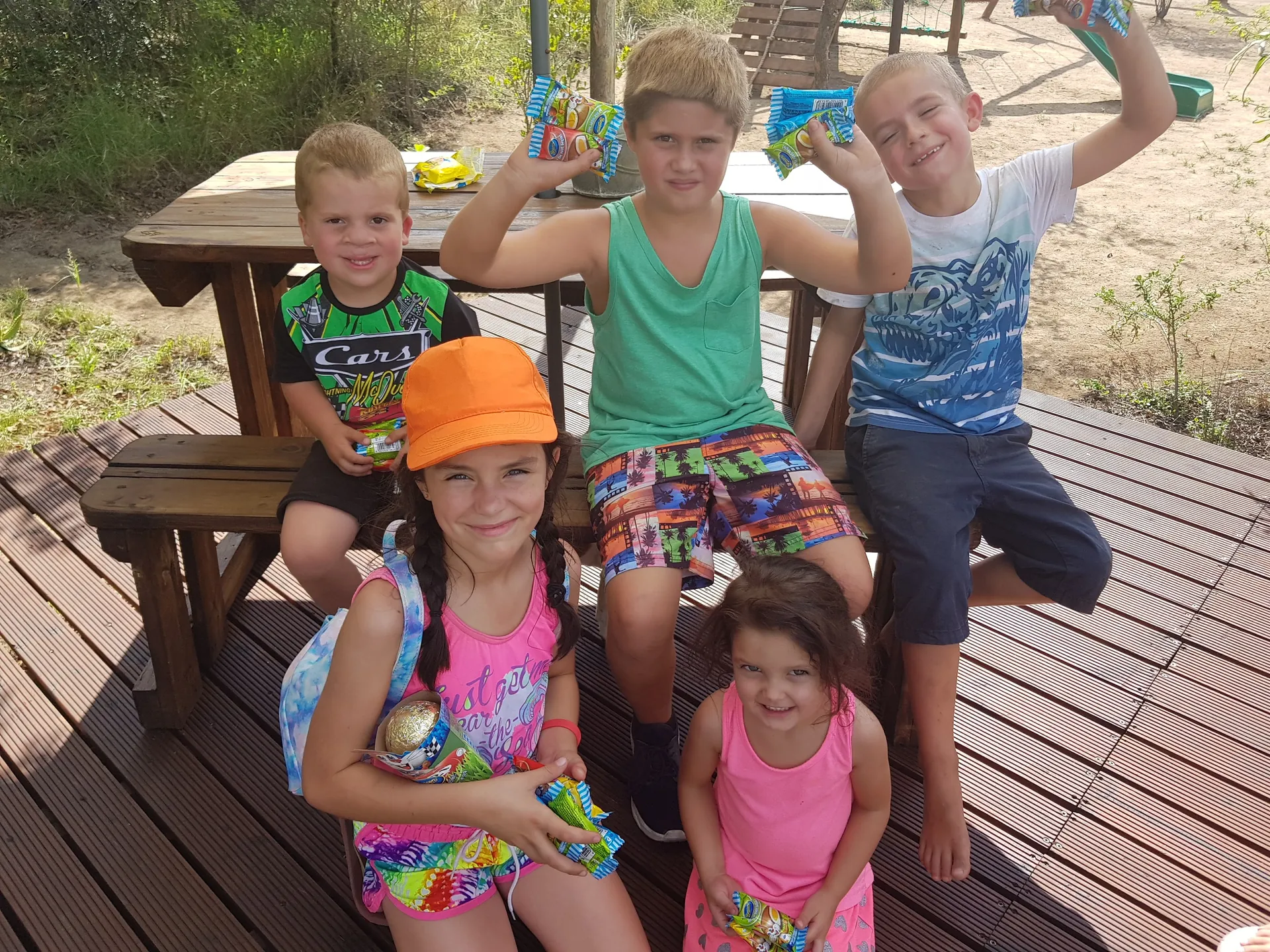 Happy campers at Rust Oord