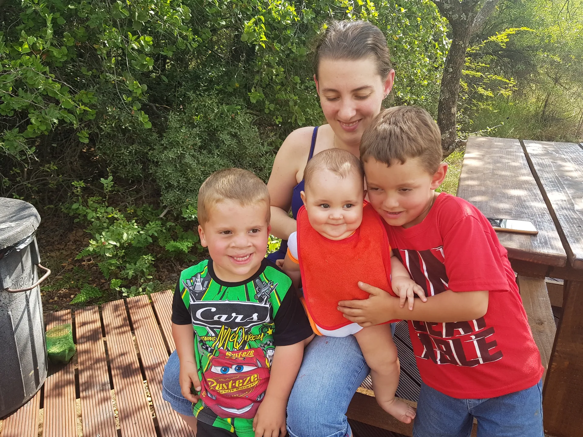 Happy campers at Rust Oord